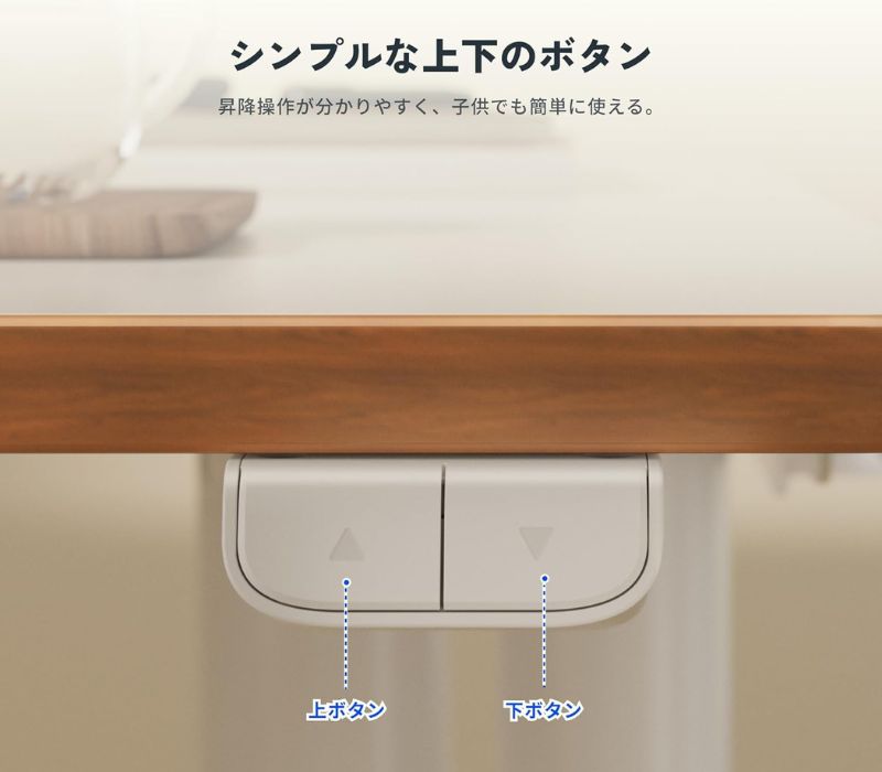FLEXISPOT 電動式昇降学習机のボタン